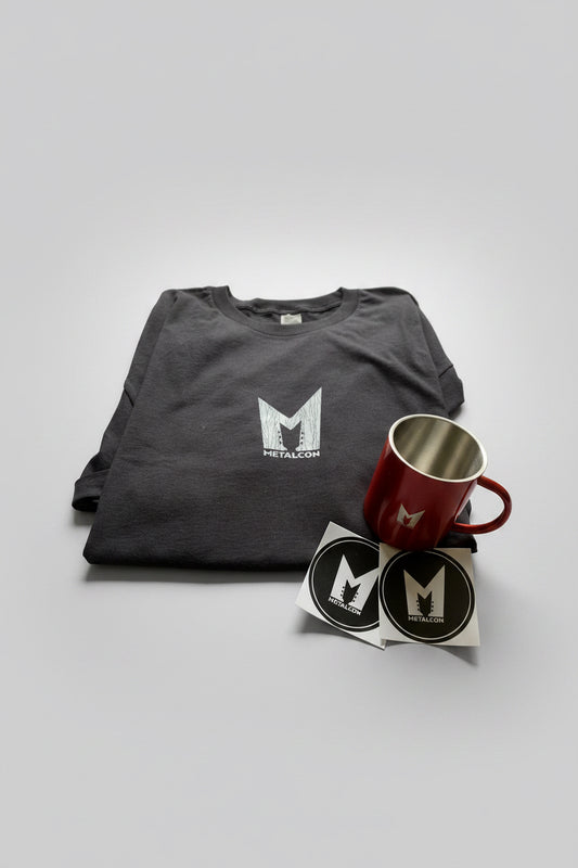 MetalCon Fan Set (T-Shirt, Mug, 2 Stickers)